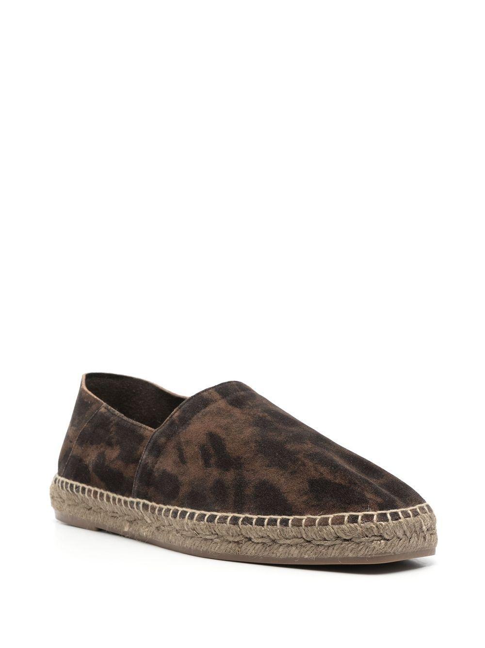 TOM FORD Cheetah-print Suede Espadrilles In Brown Product Image