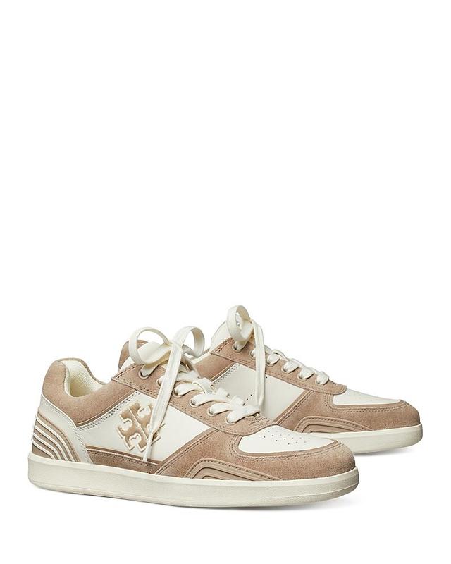 Tory Burch Womens Clover Court Lace Up Low Top Sneakers Product Image