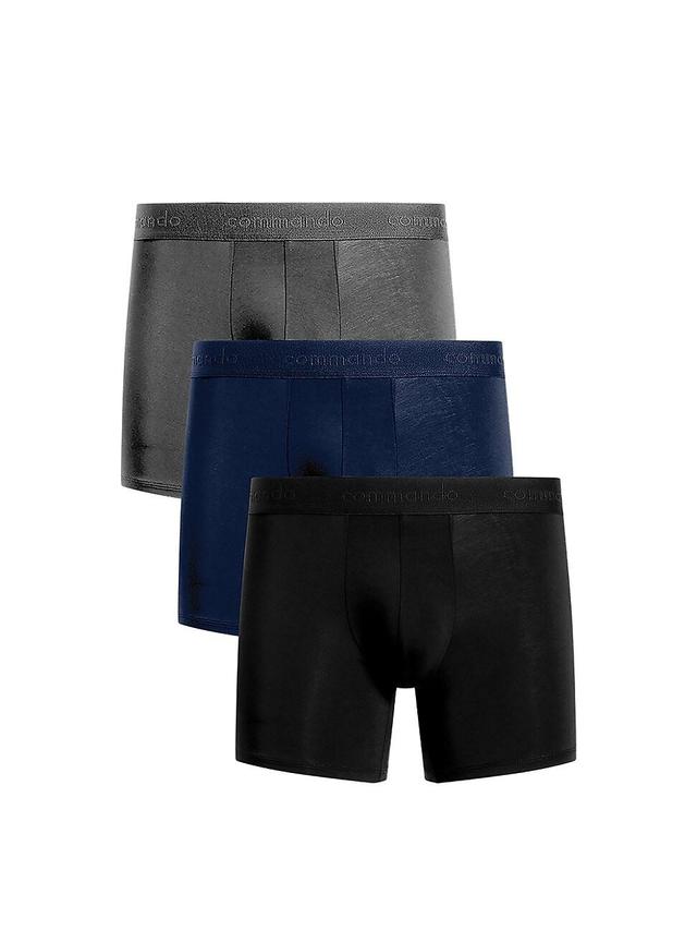 Mens Micro Modal Modern-Fit Boxer Brief 3-Pack Product Image