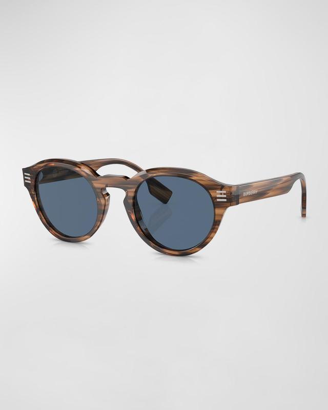 Mens Acetate Round Sunglasses Product Image