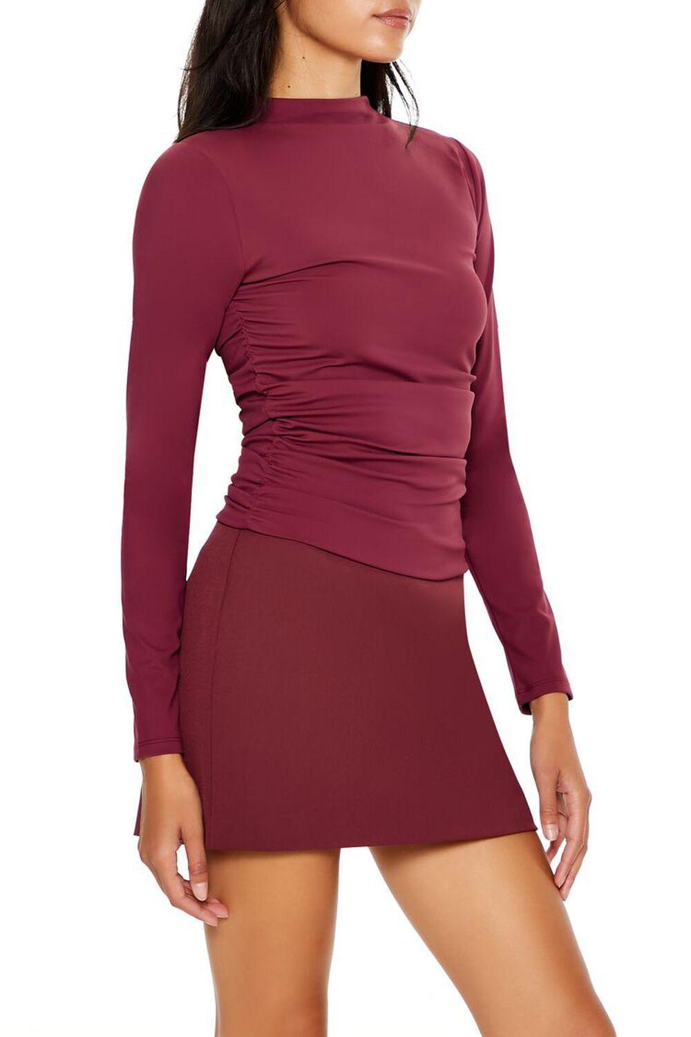 Contour Sculpt High-Neck Top | Forever 21 Product Image