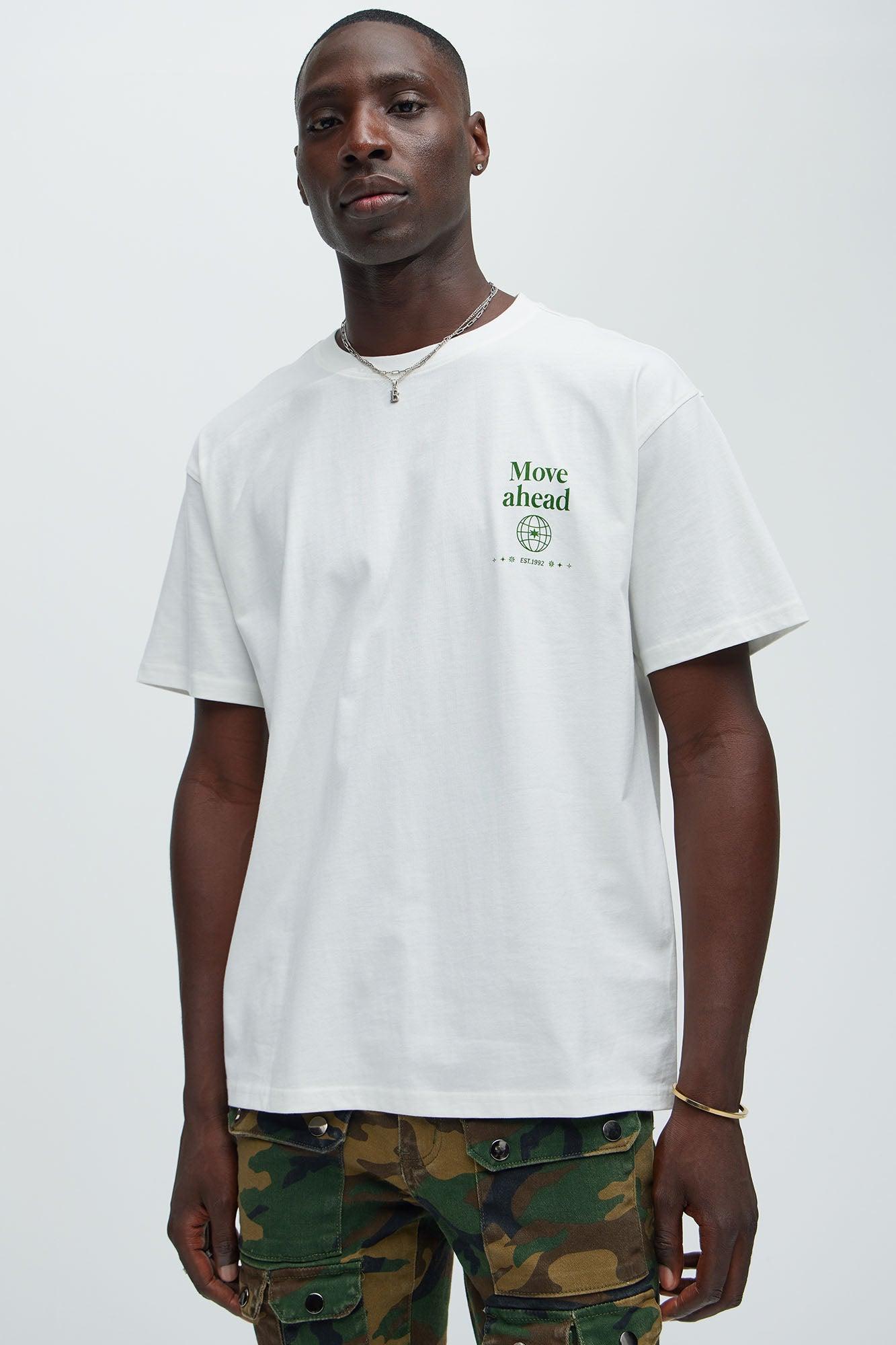 Move Ahead Short Sleeve Tee - Off White Product Image