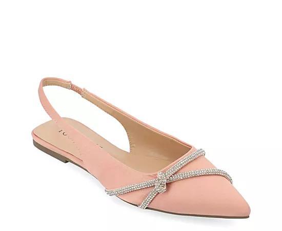 Journee Collection Rebbel Womens Flats Pink Product Image