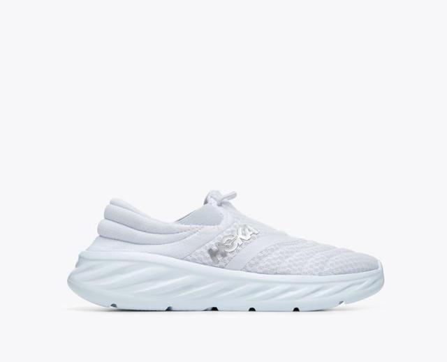 HOKA Womens Ora Recovery Shoe 2 in White/White, Size 11 Product Image