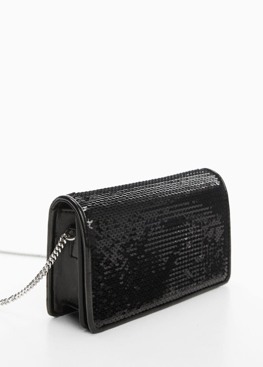 MANGO - Sequined cross-body bag - One size - Women Product Image