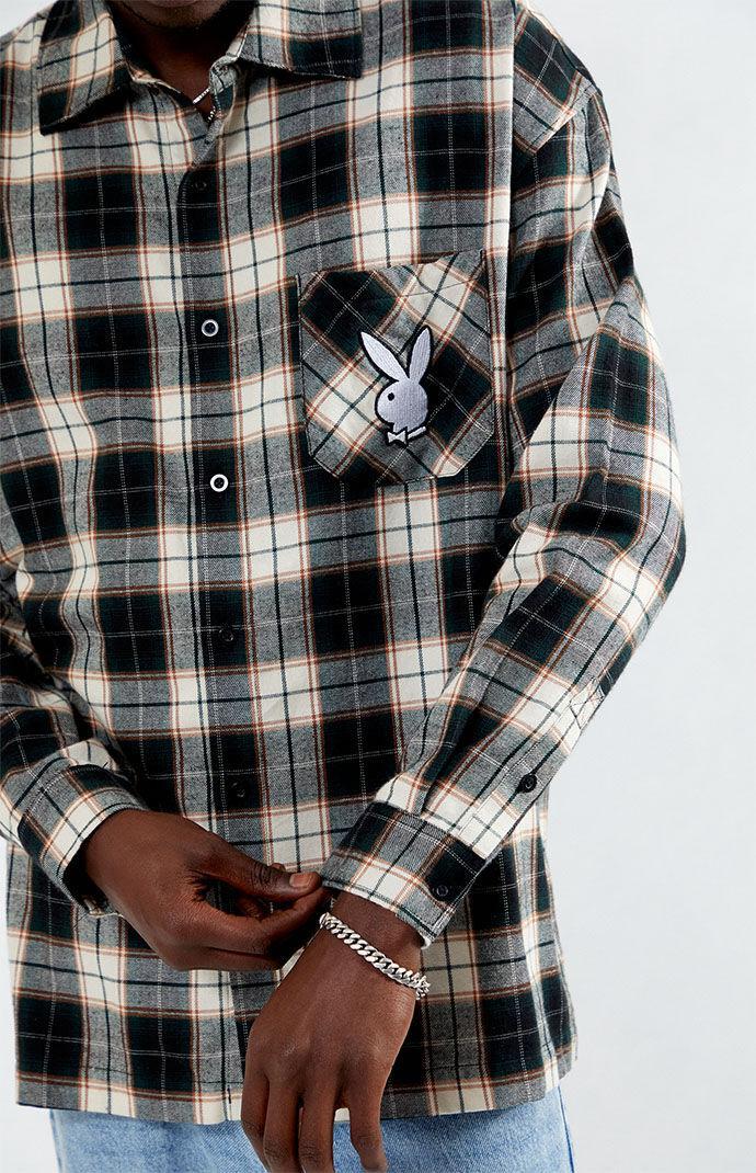 Playboy By PacSun Men's Flannel Shirt Product Image