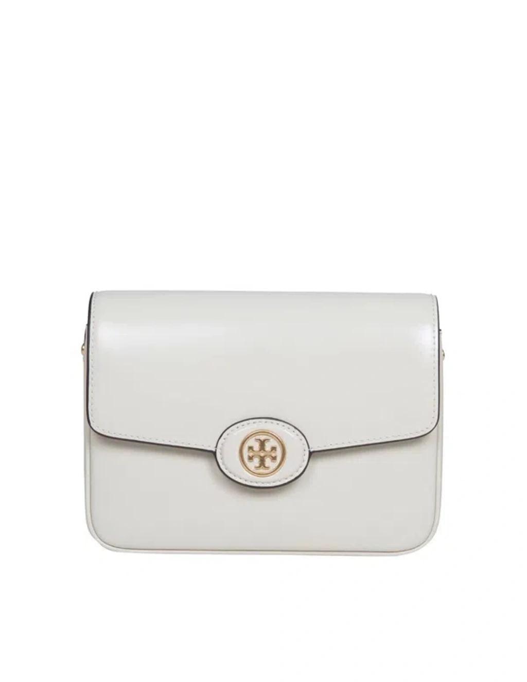 TORY BURCH Robinson Shoulder Bag In White Product Image