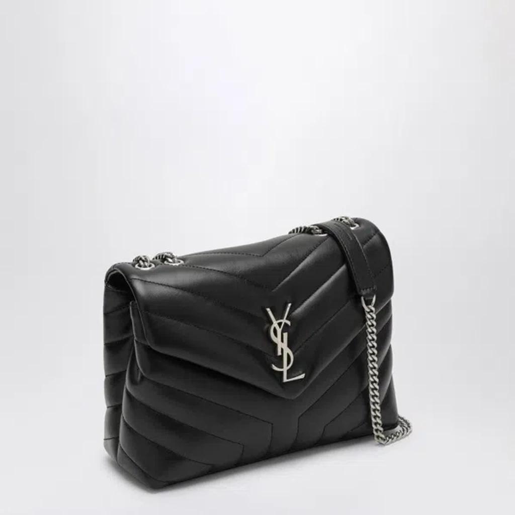 Black/silver Small Ysl Loulou Bag Women Product Image