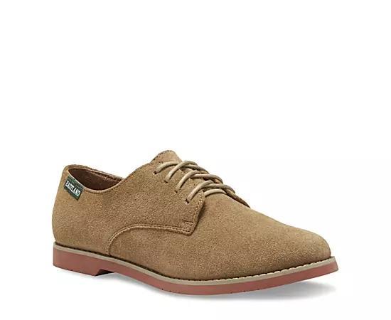 Eastland Bucksport Womens Suede Oxford Shoes Dark Green Product Image