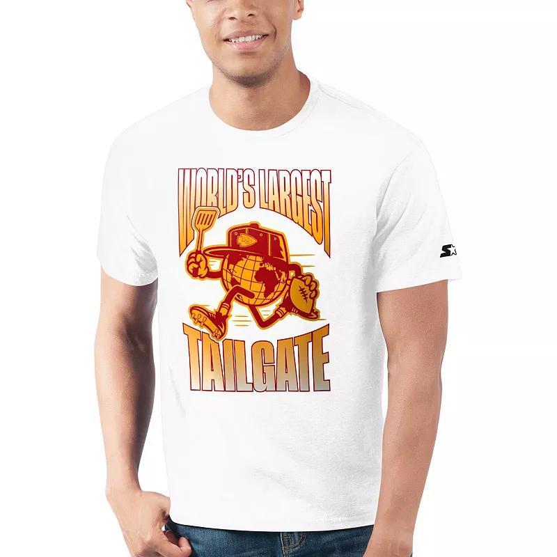 Mens Starter Kansas City Chiefs Worlds Largest Tailgate Prime Time T-Shirt Product Image