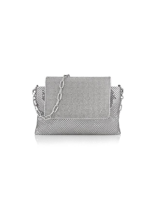 Womens Gloria Crystal Mesh Clutch Product Image