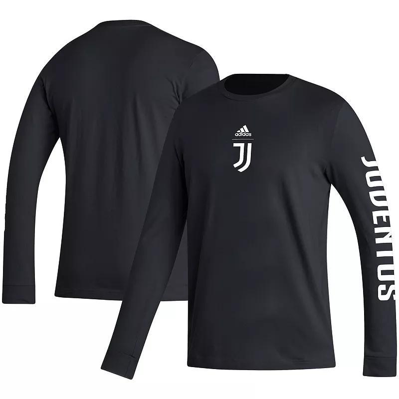 Mens adidas Juventus Team Crest Long Sleeve T-Shirt Product Image