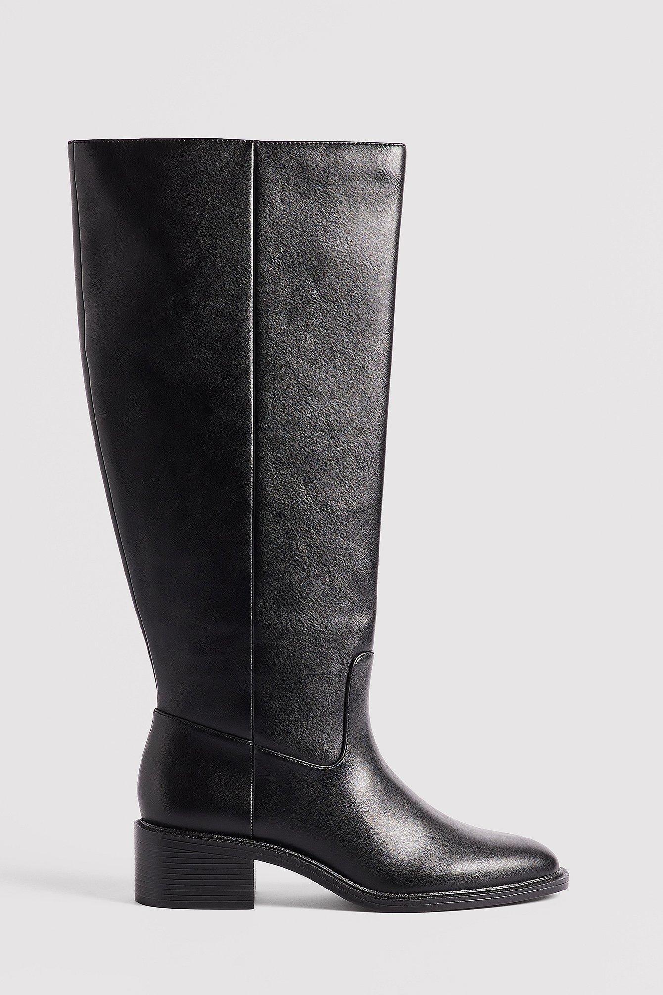 Knee High Rounded Toe Boots product image