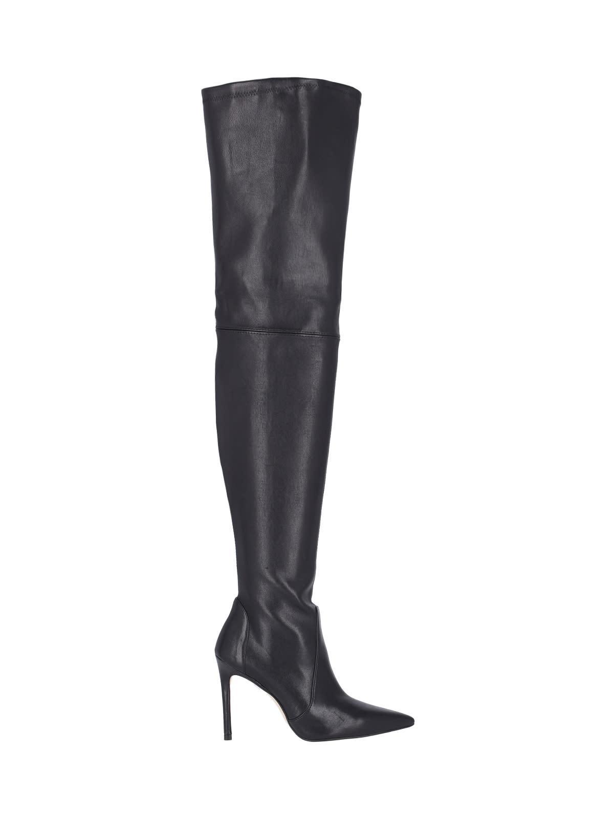 Ultrastuart 100 Stretch Pointed Toe Over The Knee Boot In Black Product Image