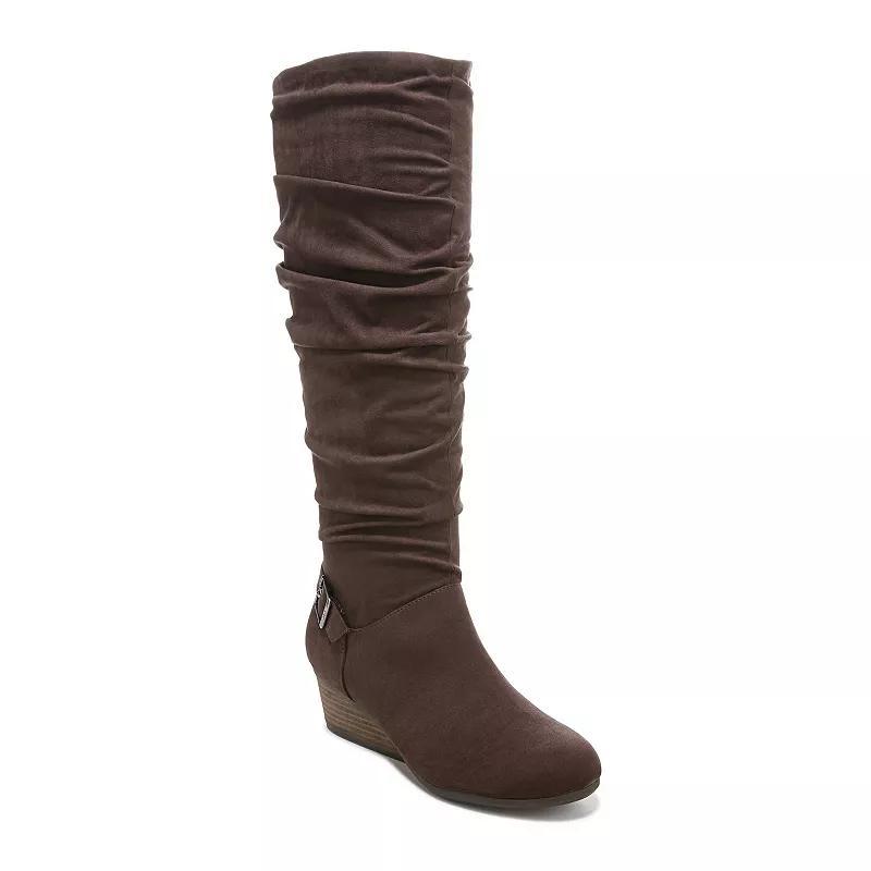 Dr. Scholls Break Free Womens Knee High Boots Brown Product Image