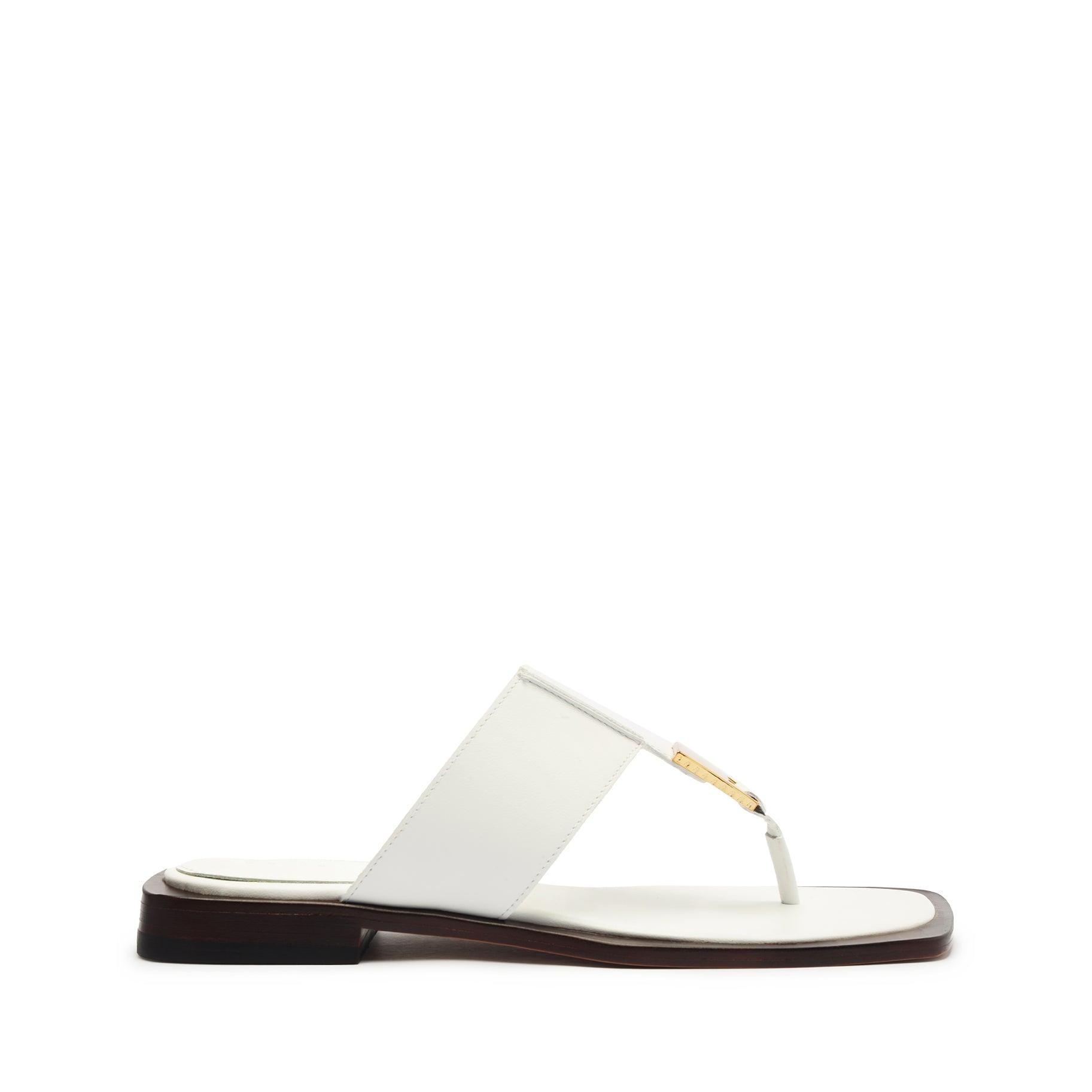 Salma Leather Flat Sandal Female Product Image