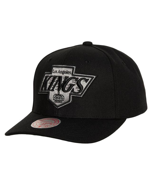 Mens Mitchell & Ness Black Los Angeles Kings Team Ground Pro Adjustable Hat Product Image