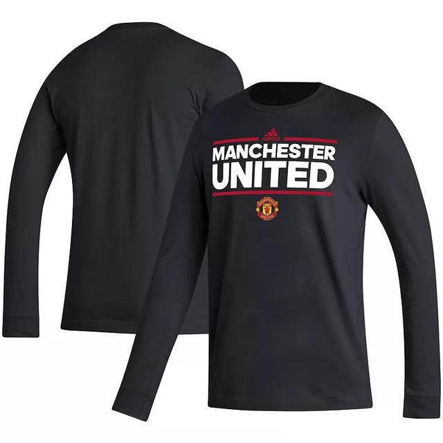 Mens adidas Manchester United AEROREADY Dassler Long Sleeve T-Shirt Product Image