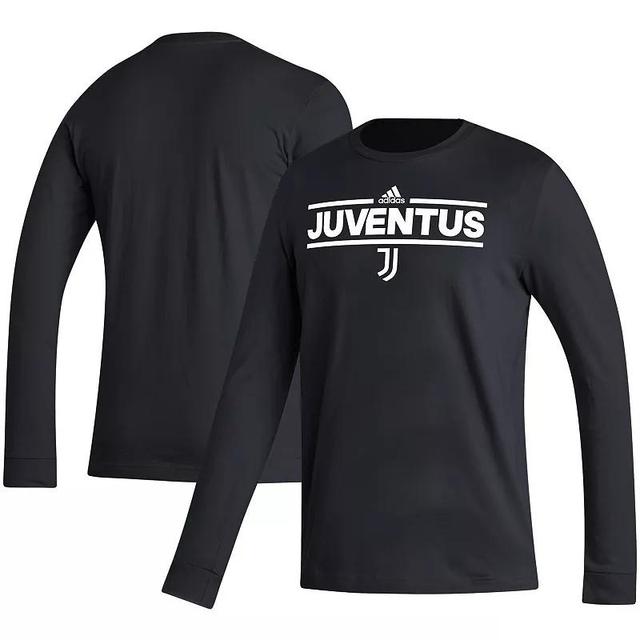 Mens adidas Black Juventus AEROREADY Dassler Long Sleeve T-Shirt Product Image