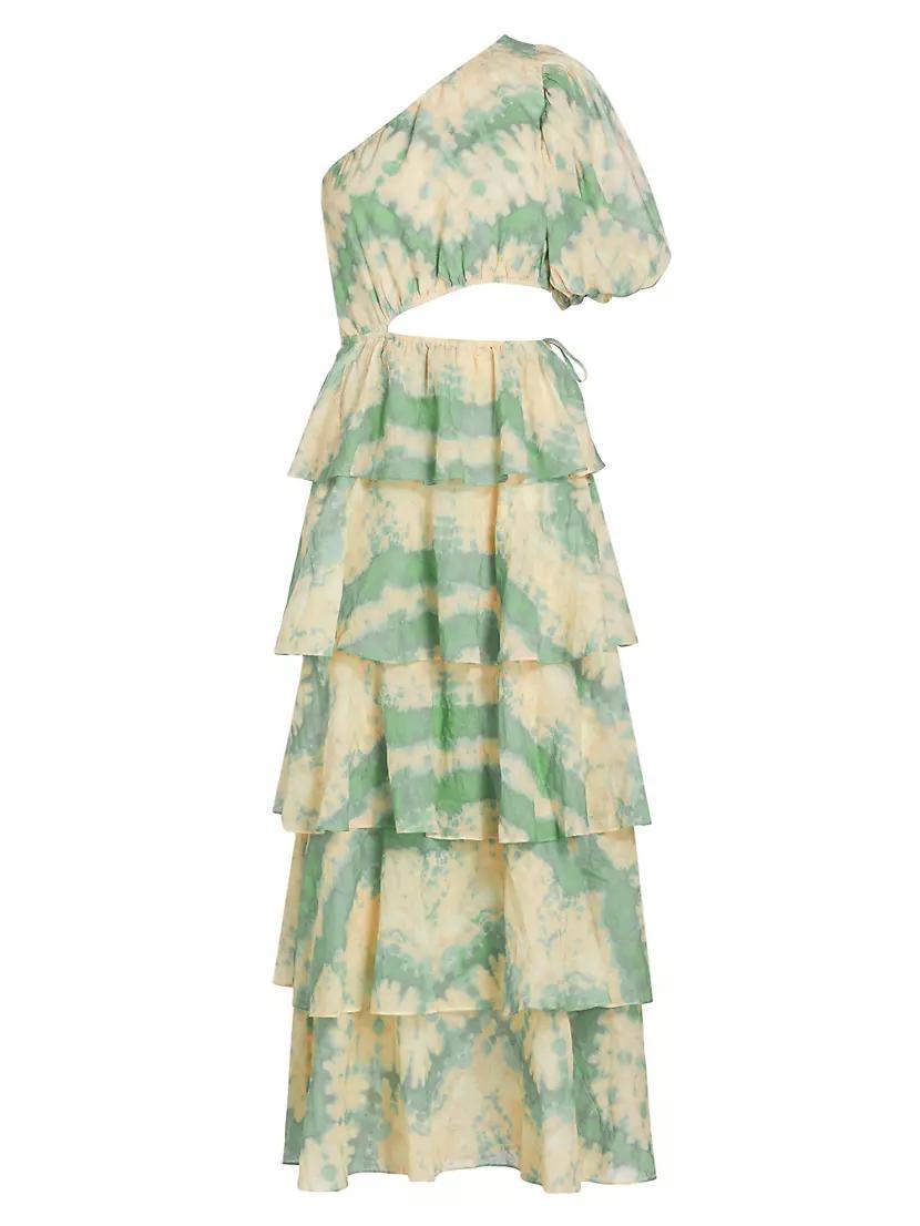 Mirage Tie-Dyed Cotton Voile Maxi Dress Product Image