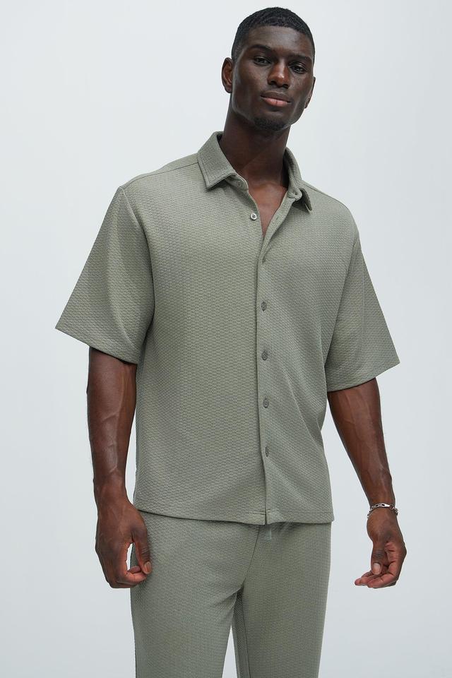 Capstan Textured Shirt - Olive Product Image