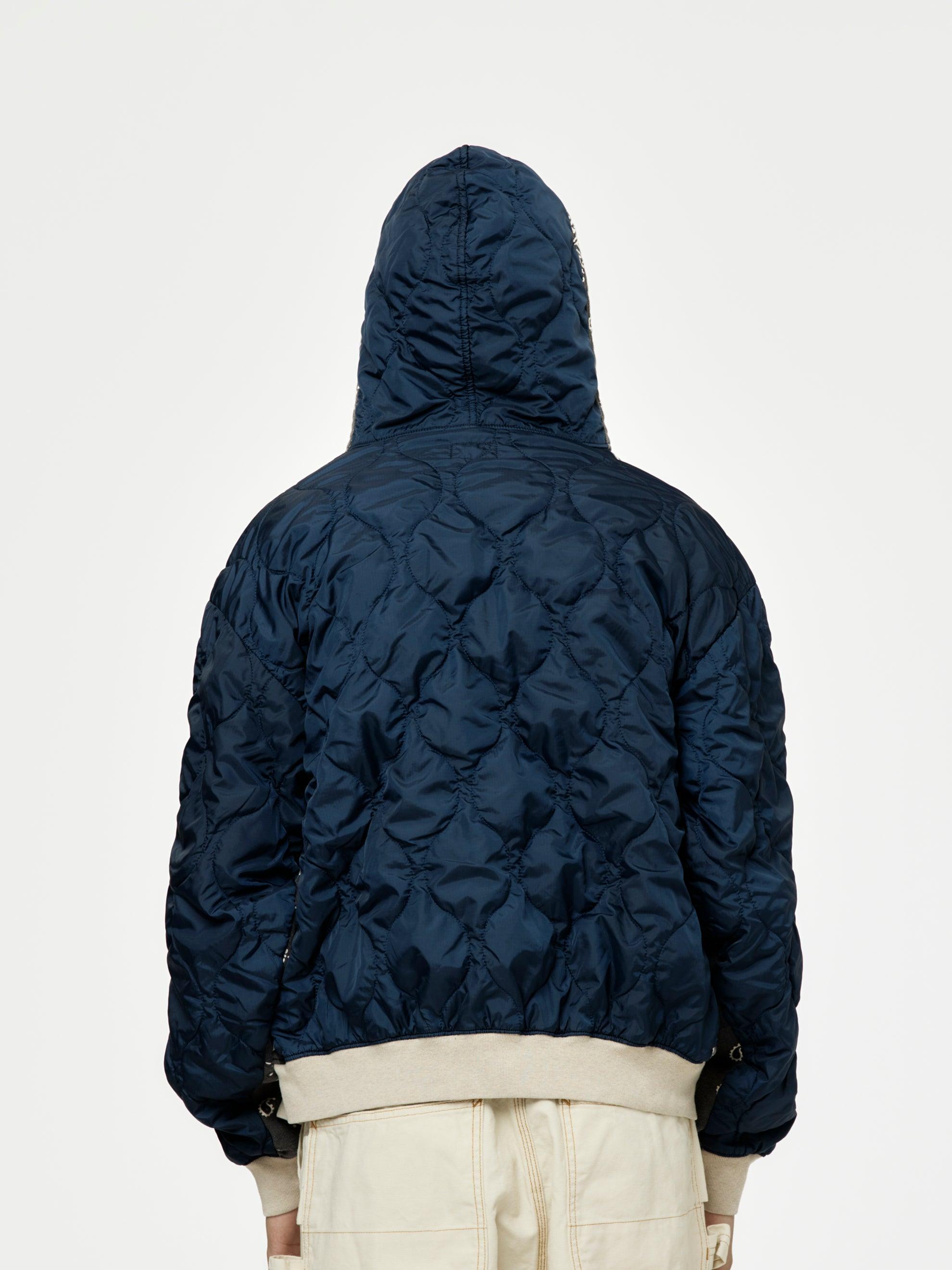 SWT Knit BANDANA BIVOUAC Hooded Blouson (Black) Product Image