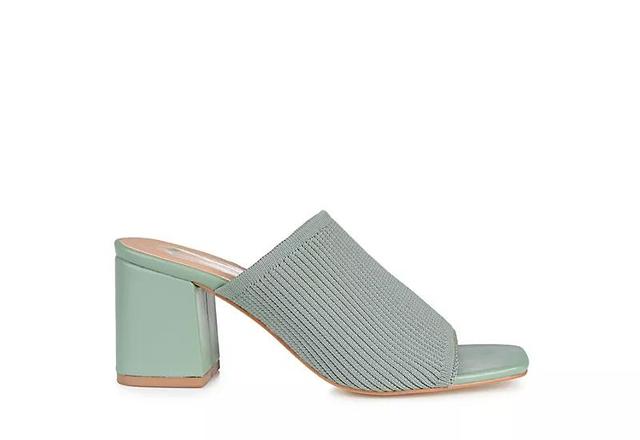 Journee Collection Womens Lorenna Block Heel Slide Sandals Product Image