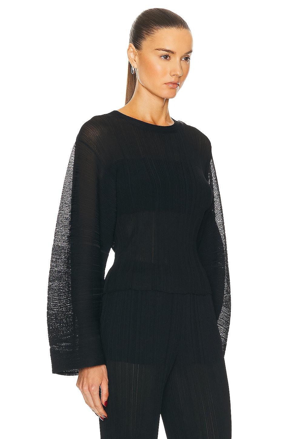 Stella McCartney Lightweight Plisse Knit Top Product Image