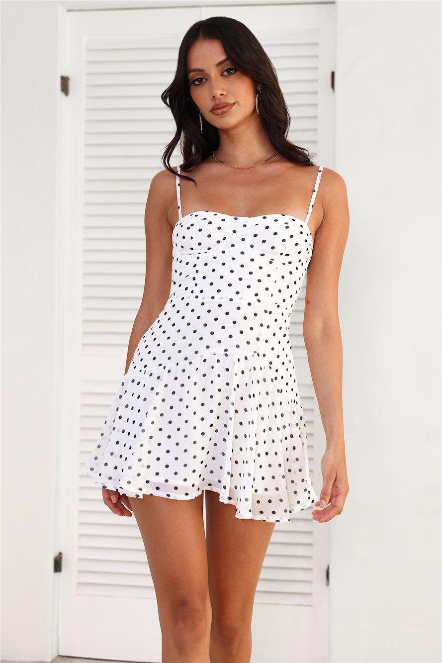 Friend Requesting You Mini Dress White Product Image