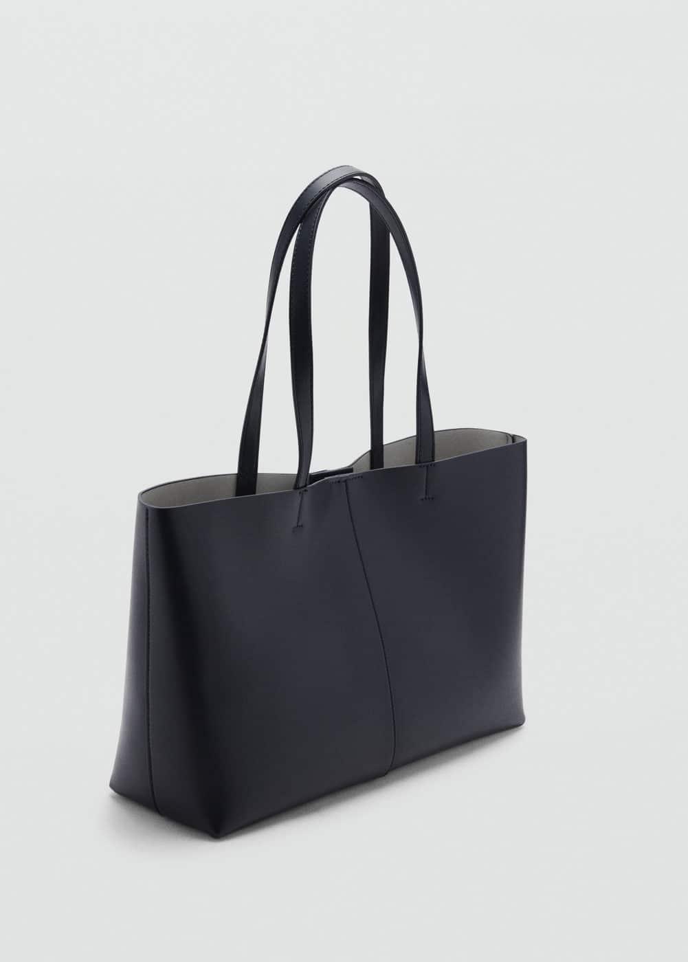 MANGO - Leather-effect shopper bag - One size - Women Product Image