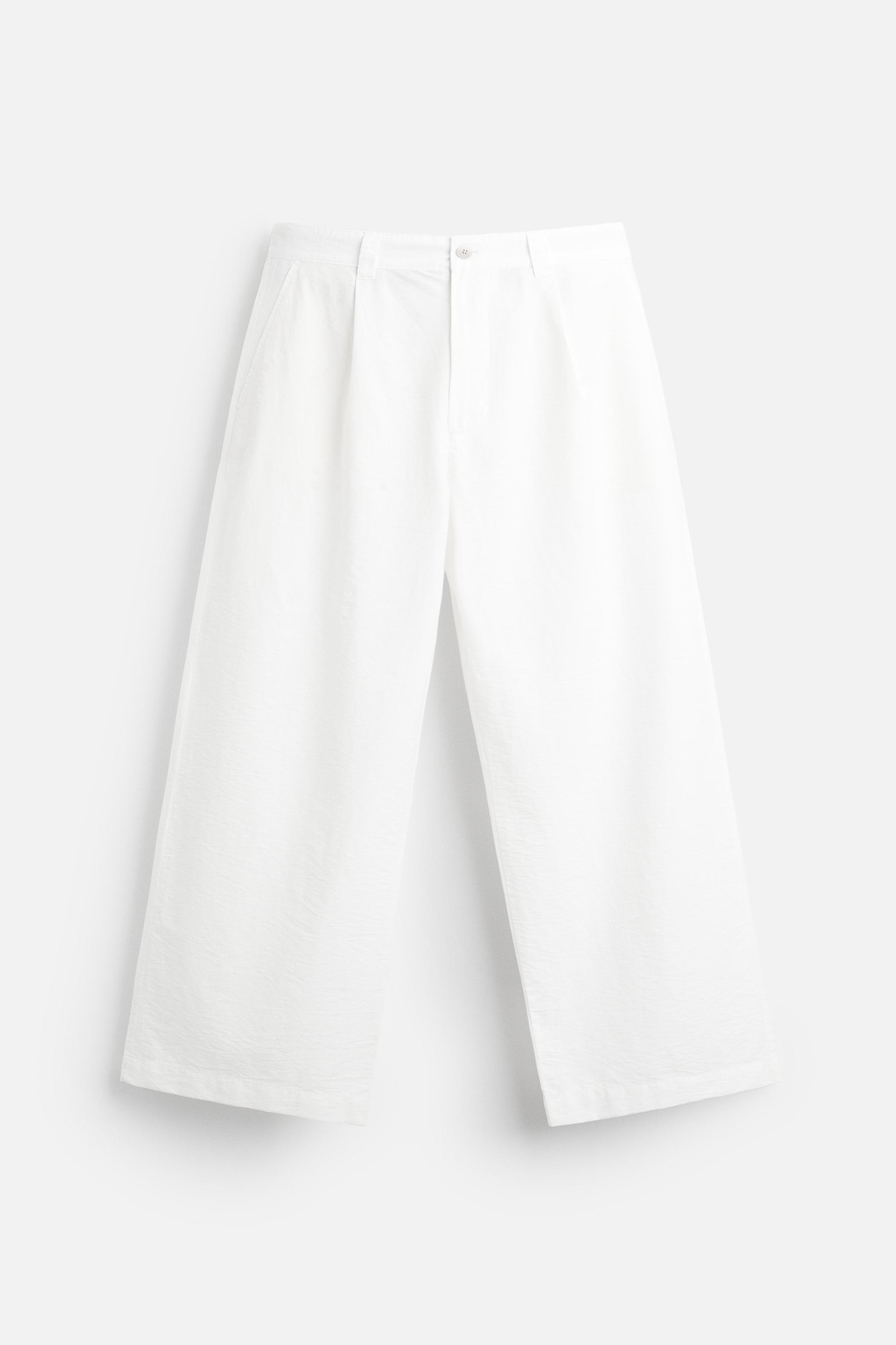 PLEATED WIDE FIT PANTS Product Image