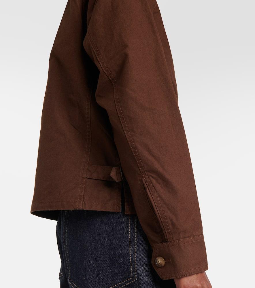 POLO RALPH LAUREN Cotton Canvas Jacket In Brown Product Image