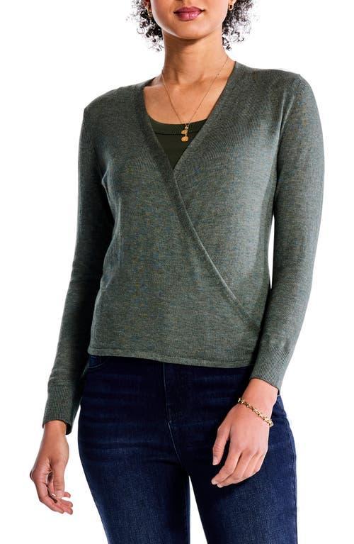 NIC+ZOE All Year 4-Way Cardigan (Redwood) Women's Sweater Product Image