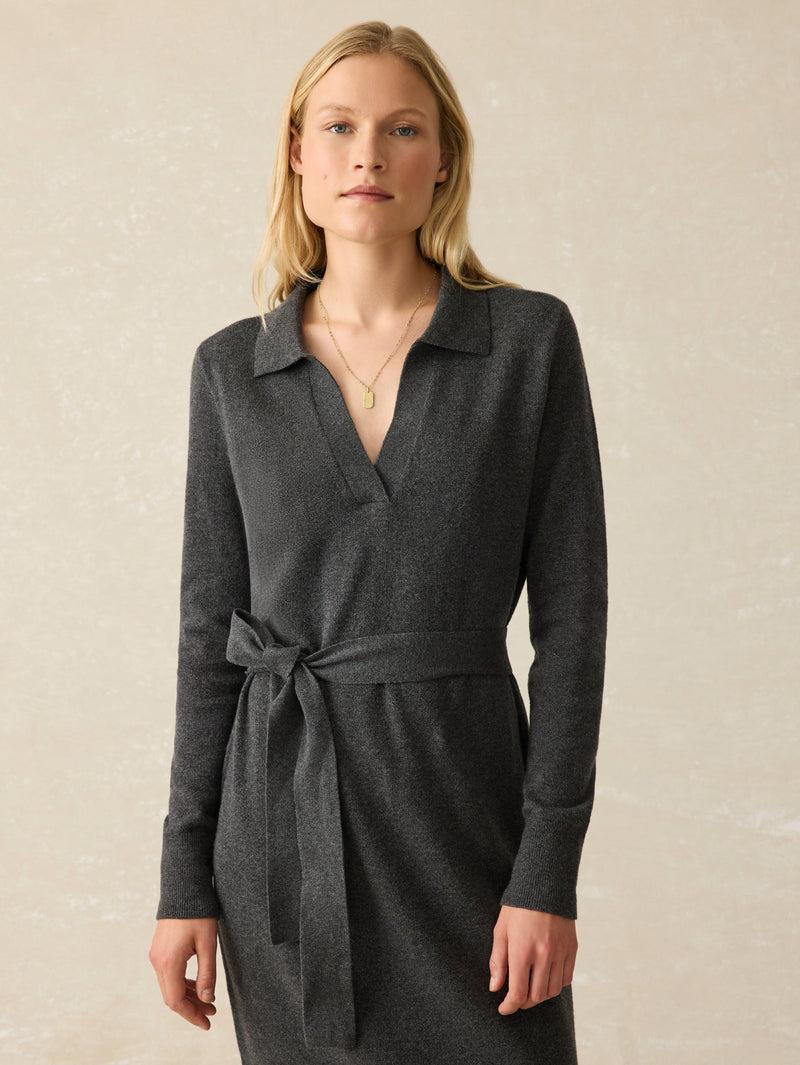 Jackson Sweater Dress - Medium Grey Heather Product Image