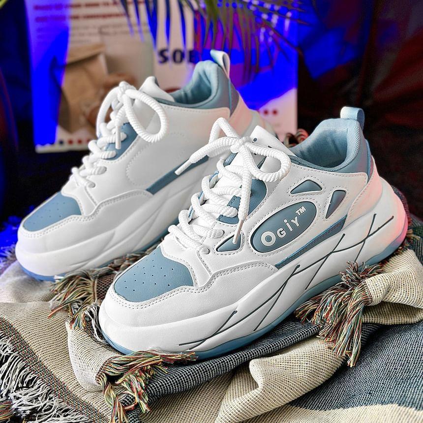 Platform Panel Sneakers Product Image