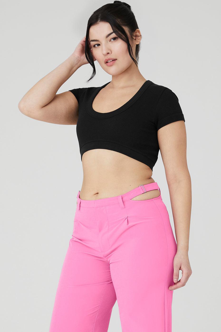 Alo Serene Rib Crop Top Product Image