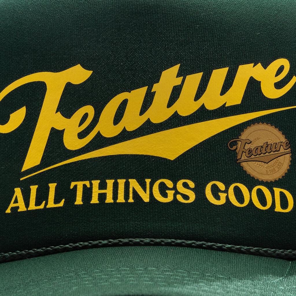 Draft Trucker Hat - Dark Green Male Product Image