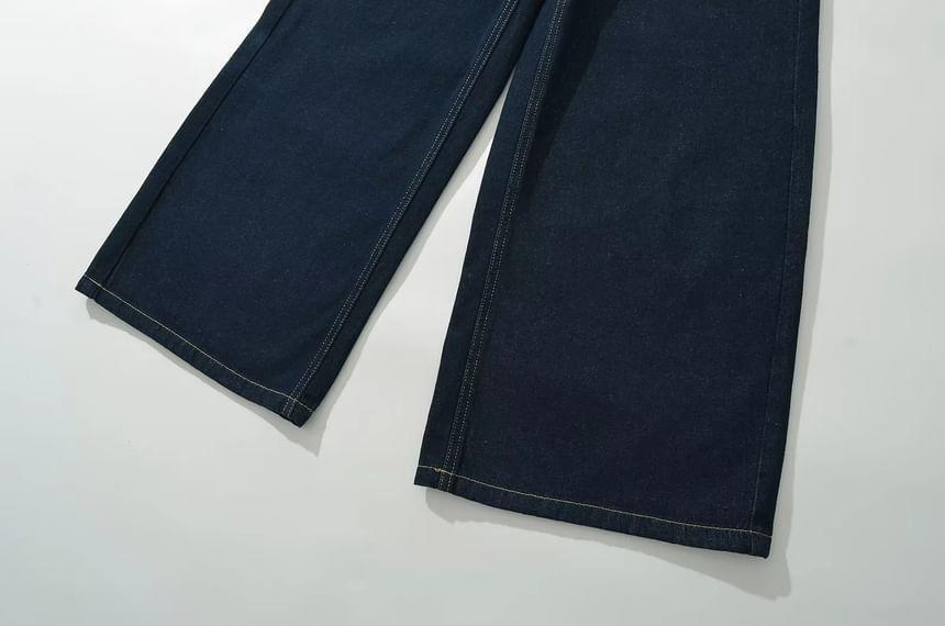 High Waist Wide Leg Jeans Product Image