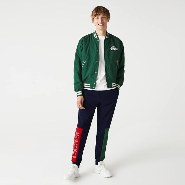 Men's Colorblock Cotton Fleece Sweatpants Product Image