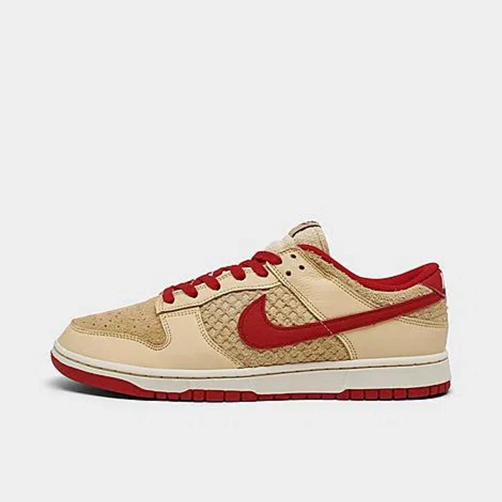 NIKE Dunk Low Retro Se Casual Shoes In Pale Vanilla/university Red/sail/wheat Product Image