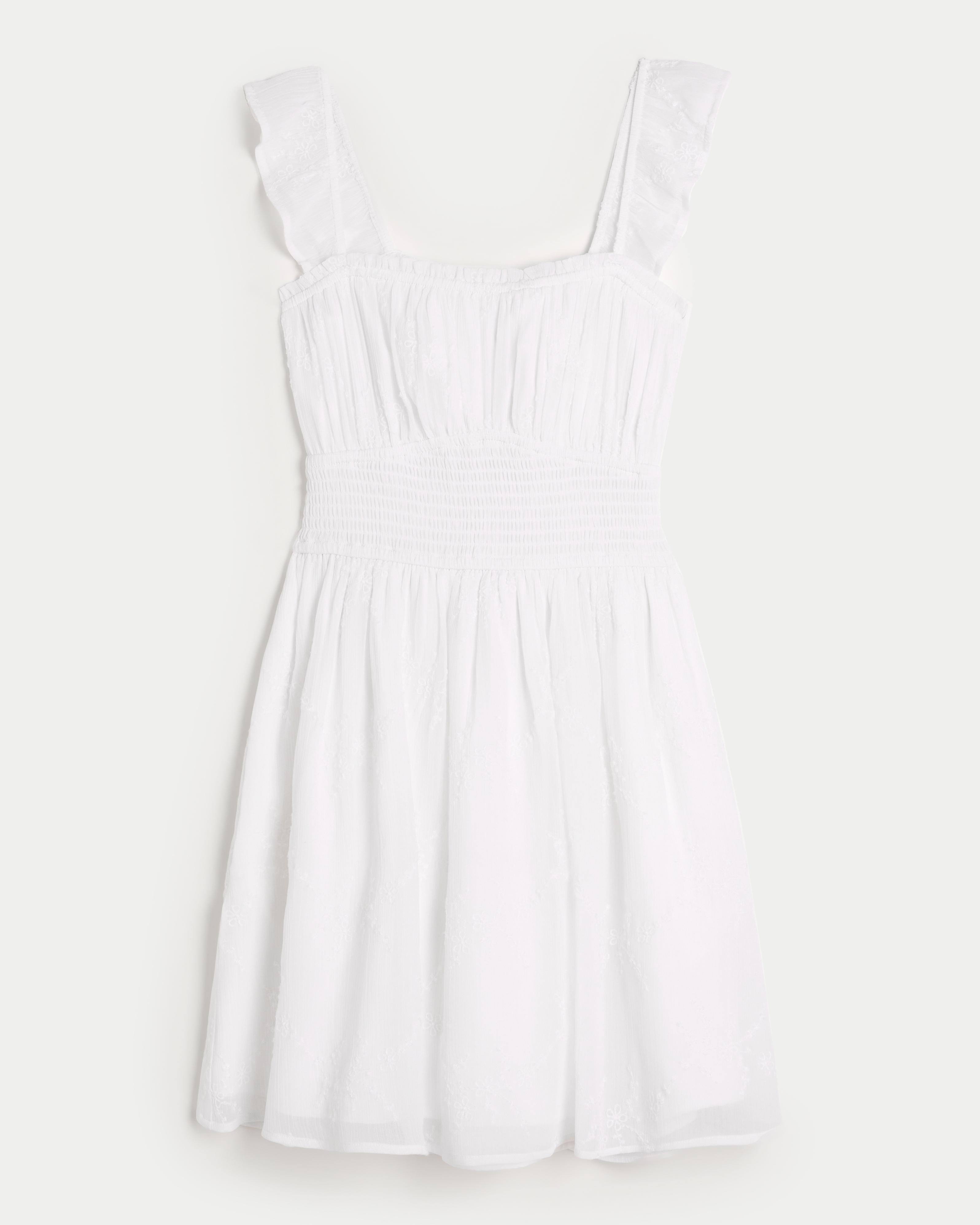 Hollister Saidie Chiffon Flutter Sleeve Mini Dress Product Image