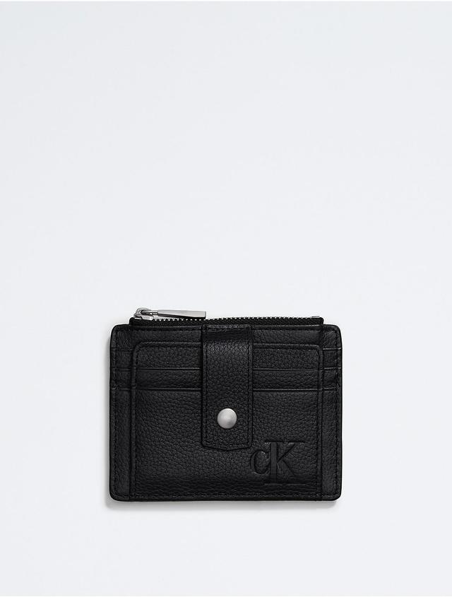 Calvin Klein Mens All Day Snap Wallet - Black Product Image