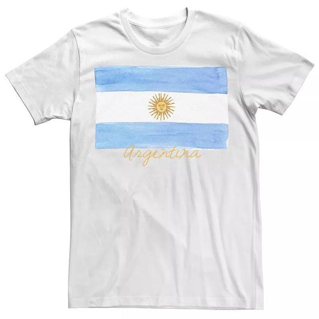 Mens HHM Watercolor Argentina Flag Tee Product Image