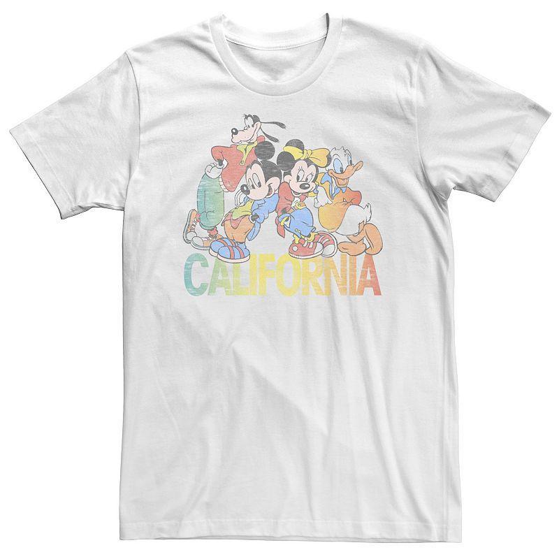 Big & Tall Disney Mickey & Friends California Group Shot Tee, Mens Product Image