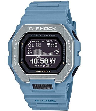 G-Shock Mens Tidegraph Digital Blue Resin Strap Watch Product Image