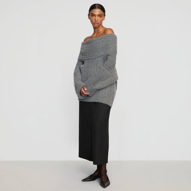 Jamie Chunky Asymmetric-Neck Sweater Product Image