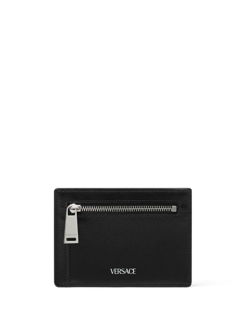 VERSACE Cargo Cardholder In Black Product Image