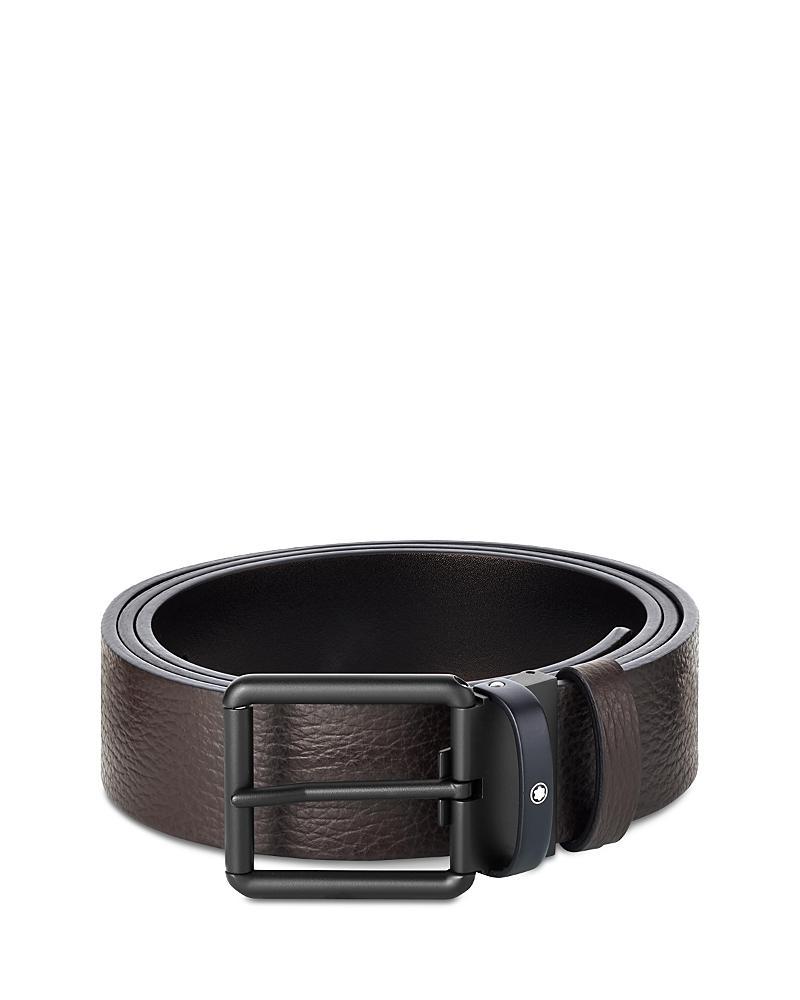 Mens Pin Buckle Reversible Leather Belt Product Image