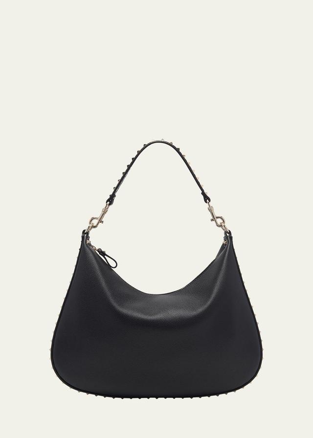 Valentino Garavani Rockstud Leather Hobo Bag Product Image