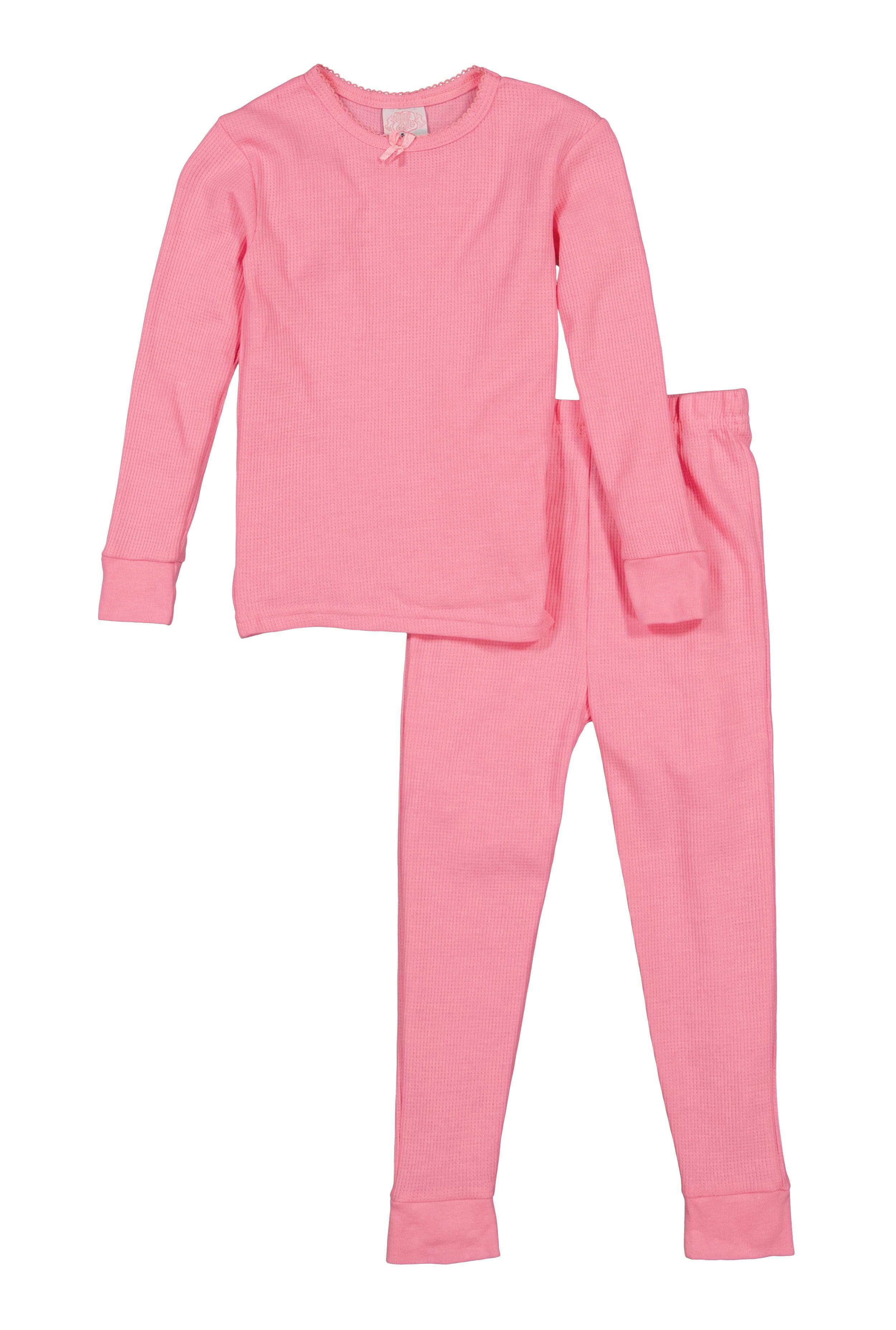 Womens Little Girls Thermal Top and Pants Product Image